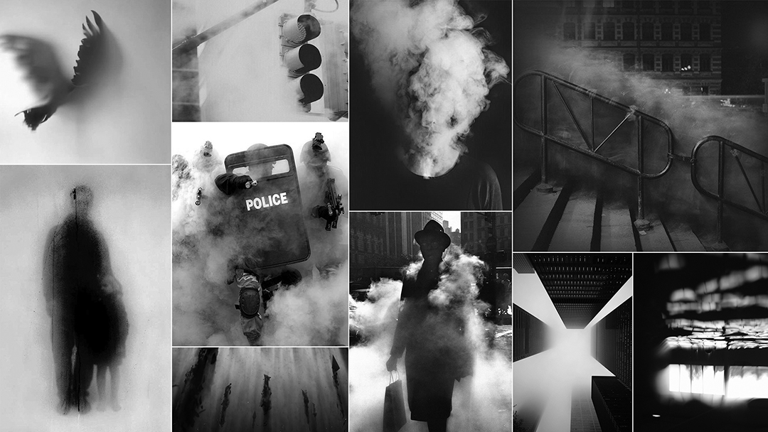 Deep State title sequence concept moodboard
