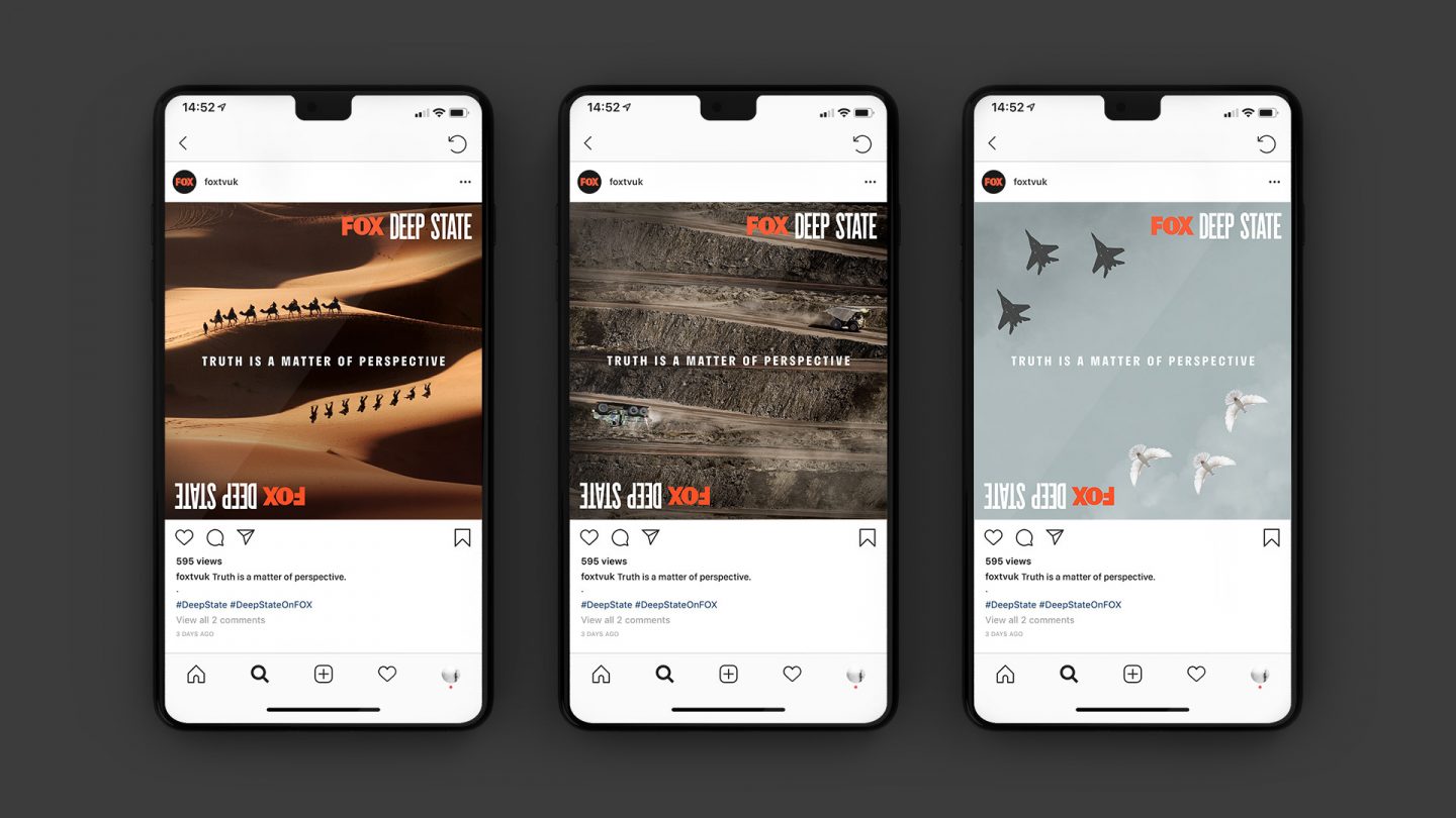 Deep State S2 campaign social post examples